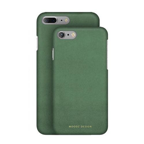 Нубуковый чехол накладка для iPhone 7 Moodz Nubuck Hard Dublin (green), MZ656077