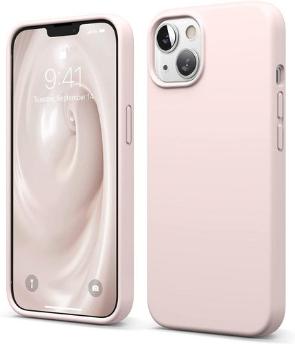 Чехол-накладка для iPhone 13 mini Elago Soft silicone (Liquid) Lovely Pink (ES13SC54-LPK)
