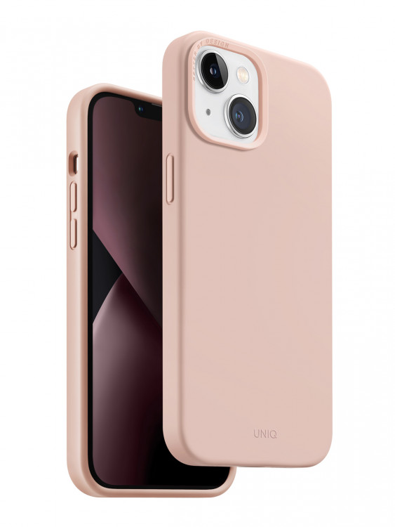 Чехол для iPhone 14 Uniq LINO Pink (IP6.1(2022)-LINOPNK)