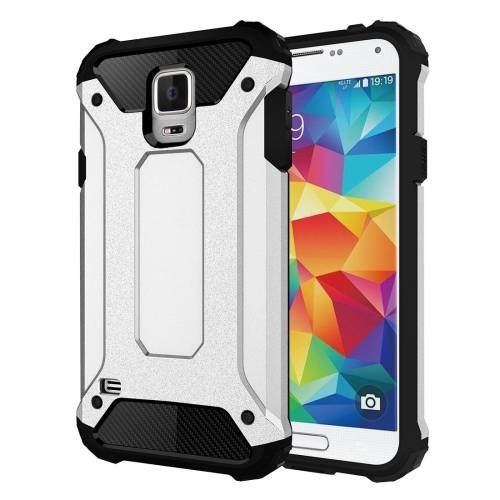 Противоударный чехол Tough Armor Ver.2 для Samsung Galaxy S5 / S V / i9600 с усиленной защитой (Silver)