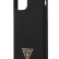 Силиконовый чехол-накладка для iPhone 12 Pro Max (6.7) Guess Liquid silicone Triangle metal logo Hard, Black (GUHCP12LLSTMBK)