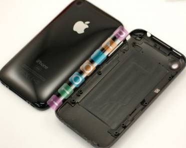 Задняя панель для iPhone 3G 8GB (черная) сменный корпус