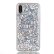 Гелевый чехол с блестками для iPhone X / XS Glitter Powder (Silver)