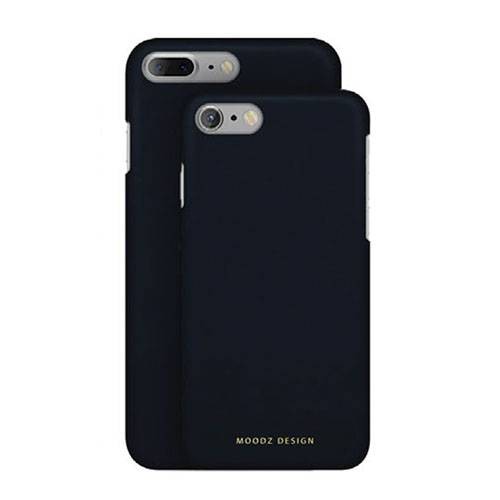 Нубуковый чехол накладка для iPhone 7 Plus / 7+ Moodz Nubuck Hard Navy (dark blue), MZ655728