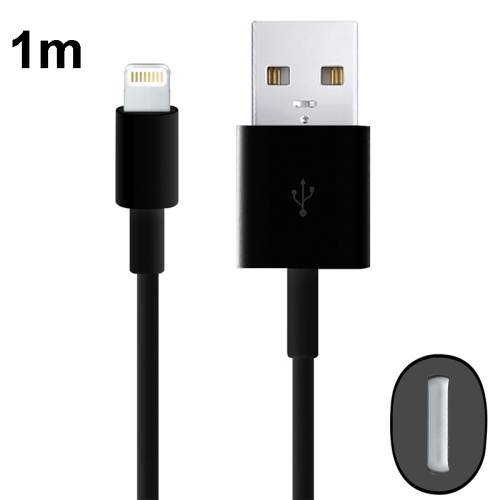 USB кабель 8 pin lightning для iPhone / iPad, 1 метр (Black)