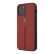 Чехол-накладка Ferrari для iPhone 12/12 Pro (6.1) Off-Track Genuine Leather/Nylon Stripe Hard Red (FEOMSHCP12MRE)