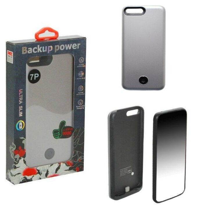 Чехол аккумулятор для iPhone 7 Plus / 7+ / 8 Plus / 8+, емкость 9000 mAh, Backup Power Q7P-01