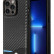Чехол для iPhone 14 Pro BMW M-Collection PU Carbon with blue line Hard Black (BMHCP14L22NBCK)