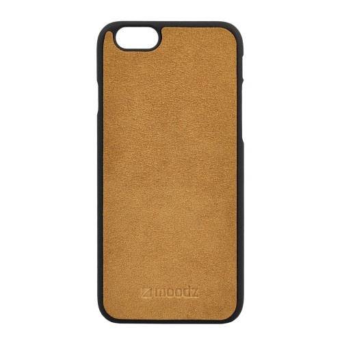 Алькантаровый чехол накладка для iPhone 6/6S Moodz ST-A Series Hard (brown), MZ27675