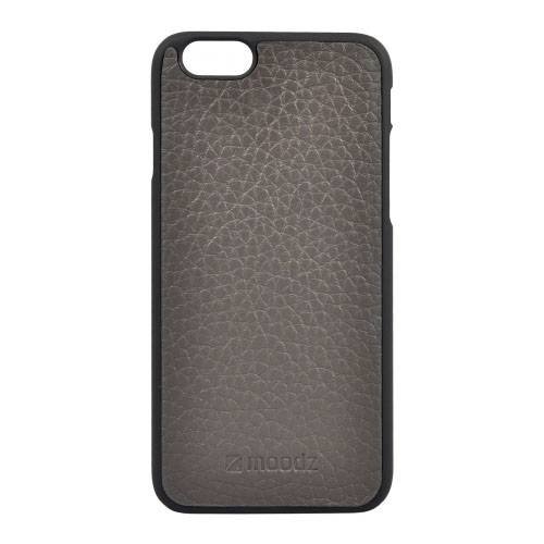 Кожаный чехол накладка для iPhone 6/6S Moodz ST-L Series Hard (grey), MZ27651