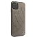 Кожаный чехол-накладка для iPhone 11 Pro Max Mercedes Bow Quilted/perforated Hard Leather, Brown (MEHCN65DIQBR)
