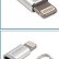 Адаптер переходник REMAX с micro USB на 8 pin Lightning (Silver)
