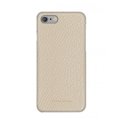 Кожаный чехол накладка для iPhone 7 / 8 Moodz Floater leather Hard Eggshel (white), MZ901019