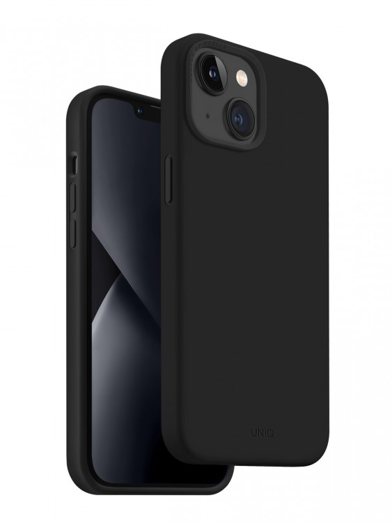 Чехол для iPhone 14 Plus Uniq LINO Black (IP6.7M(2022)-LINOBLK)