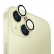 Защитное стекло для камеры iPhone 15/15 Plus Uniq OPTIX Camera Lens protector Aluminium Mist Yellow