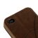Кожаный чехол книжка с окошком для iPhone 4 / 4S - Kalaideng Oscar (Brown)