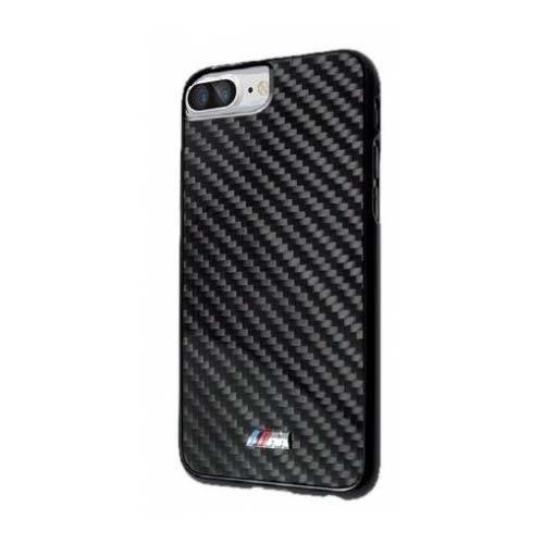 Карбоновый чехол накладка BMW для iPhone 7 Plus / 7+ M-Collection Carbon inspiration Hard Real carbon Black, BMHCP7LMCA