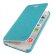 SZLF Platinum Palace Series Crazy Horse Texture Leather Plating Skinning Horizontal Flip Plastic Case for iPhone 5C (Turquoise).jpg