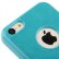 SZLF Platinum Palace Series Crazy Horse Texture Leather Plating Skinning Horizontal Flip Plastic Case for iPhone 5C (Turquoise) 3.jpg