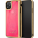 Чехол-накладка для iPhone 11 Pro Guess Liquid glitter Glow in dark sand hard, Gold/Pink (GUHCN58GLTRPI)