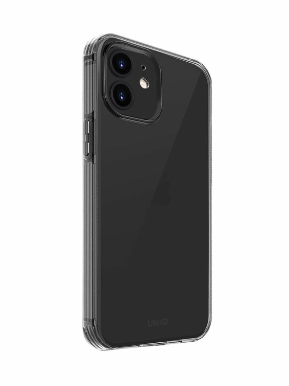 Чехол-накладка Uniq для iPhone 12 mini (5.4) Air Fender Anti-Microbial Grey (IP5.4HYB(2020)-AIRFGRY)