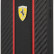 Чехол Ferrari для iPhone 13 mini PU Carbon/Smooth with metal logo Hard Black (FESNMHCP13SBK)