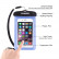 Универсальный водозащитный чехол HAWEEL для смартфонов до 5,5" (голубой)