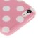 Pink and White Dot Pattern TPU Protective Case for iPhone 5C 3.jpg