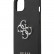 Чехол для iPhone 13 mini Guess PU Saffiano 4G Big metal logo Hard Black (GUHCP13SSA4GSBK)