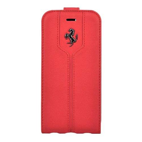 Кожаный чехол с флипом Ferrari для iPhone 7 / 8 / SE 2020 Montecarlo Flip Leather Red, FEMTFLP7RE