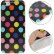 Black and Colorful Dot Pattern TPU Protective Case for iPhone 5C.jpg