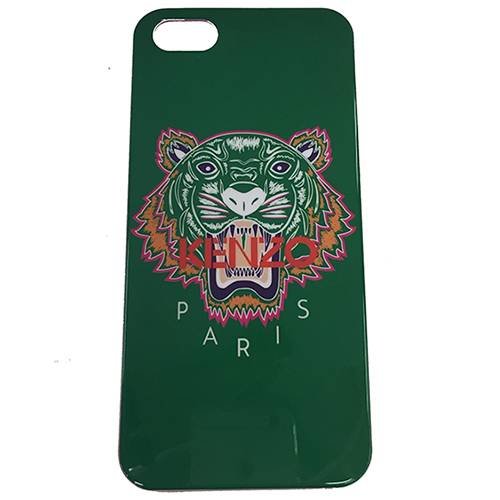 Чехол накладка для iPhone SE / 5S / 5 с тигром (Green)