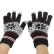 Модные перчатки Snowflake со снежинкой для смартфонов и планшетов (Black)