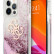 Чехол для iPhone 13 Pro Guess Liquid Glitter 4G Big logo Hard Pink (GUHCP13LLG4GPI)