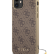 Чехол-накладка для iPhone 12 mini (5.4) Guess PU 4G Charms collection Hard, Brown (GUHCP12SGF4GBR)