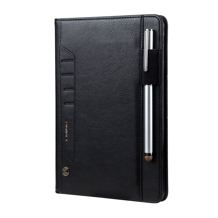 Кожаный чехол CMai2 для iPad mini с подставкой и держателем для стилуса (Black)