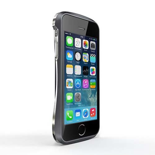 Алюминиевый бампер для iPhone 5/5S DRACO 5 Standard Graphite Gray (Темно-серый) DR51A1-GAL