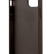 Чехол-накладка для iPhone 12 mini (5.4) Guess PU 4G Stripe Metal logo Hard, Brown (GUHCP12SG4GLBR)