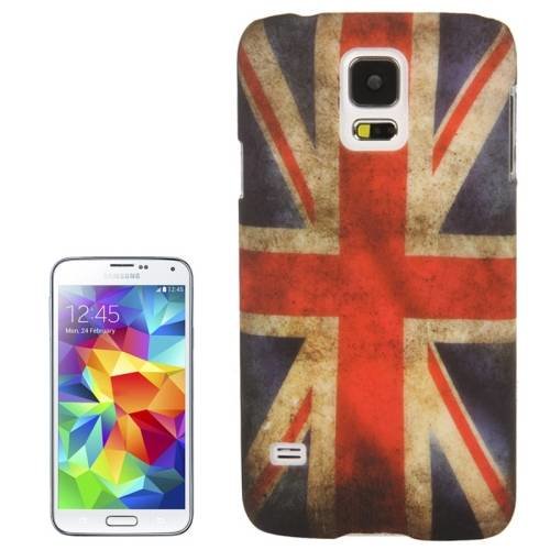 Чехол накладка для Samsung Galaxy S5 / i9600 с флагом Англии Retro UK Flag