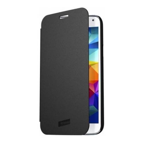 Кожаный чехол книжка iCover для Samsung Galaxy S6 Carbio Black (GS6-FC-BK)