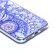 Силиконовый чехол для iPhone XS Max Синий узор