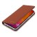 Кожаный чехол-книжка для iPhone 12 / 12 Pro LC.IMEEKE LC-002 с подставкой и отделениями под карточки (Brown)