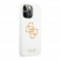 Чехол для iPhone 13 Pro Guess Liquid silicone 4G Big logo Hard White (GUHCP13LLS4GGWH)