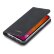 Кожаный чехол-книжка для iPhone 12 mini LC.IMEEKE LC-002 с подставкой и отделениями под карточки (Black)