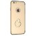 Комбинированный чехол AIQAA для iPhone 6/6S с кольцом держателем (Gold)