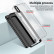 Противоударный чехол бампер для iPhone X / XS с прозрачной панелью (Black)