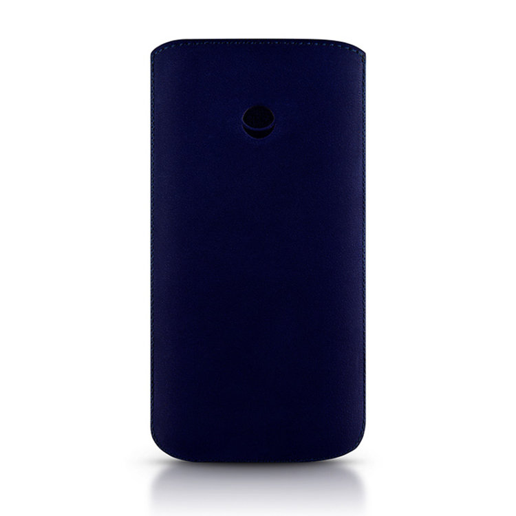 Кожаный чехол-карман Beyzacases Retro Strap Plus для iPhone 5/5S/SE, blue (BZ23301)