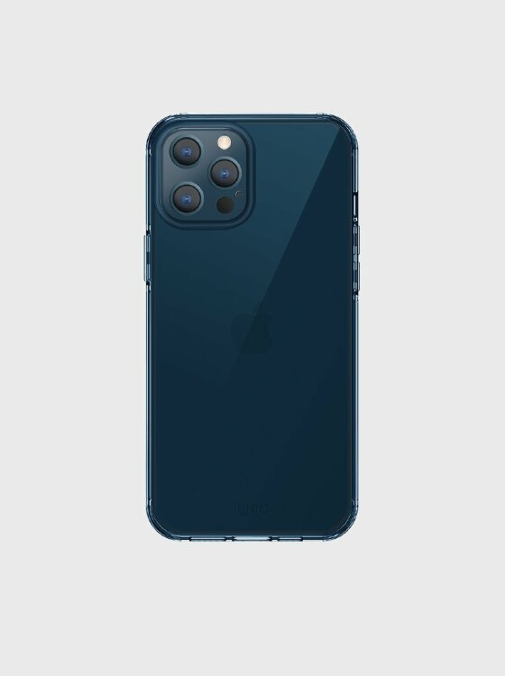 Чехол-накладка Uniq для iPhone 12 Pro Max (6.7) Air Fender Anti-Microbial Blue (IP6.7HYB(2020)-AIRFBLU)