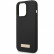 Чехол для iPhone 14 Pro Max Guess Liquid silicone Plate metal logo Hard Black (Magsafe) (GUHMP14XSBPLK)