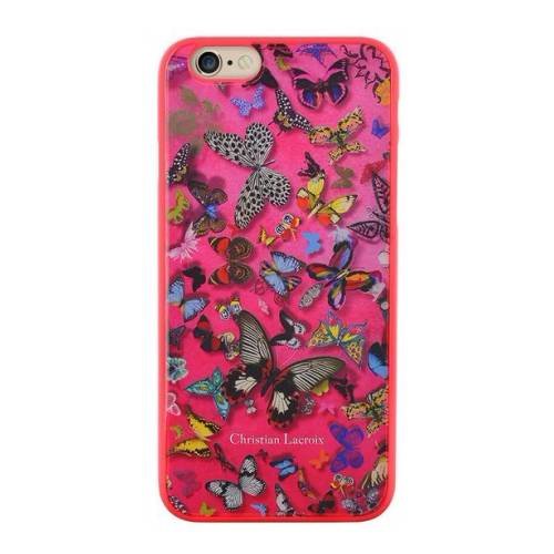 Чехол накладка для iPhone 6 / 6S Christian Lacroix Butterfly Hard Pink, CLBPCOVIP64P